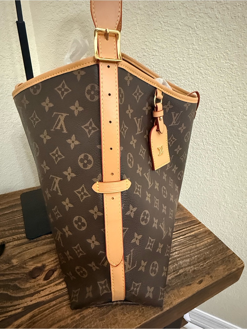 Fashion Brown Monogram Hobo Shoulder Bag with Pouch | NWOT - Picture 6 of 7